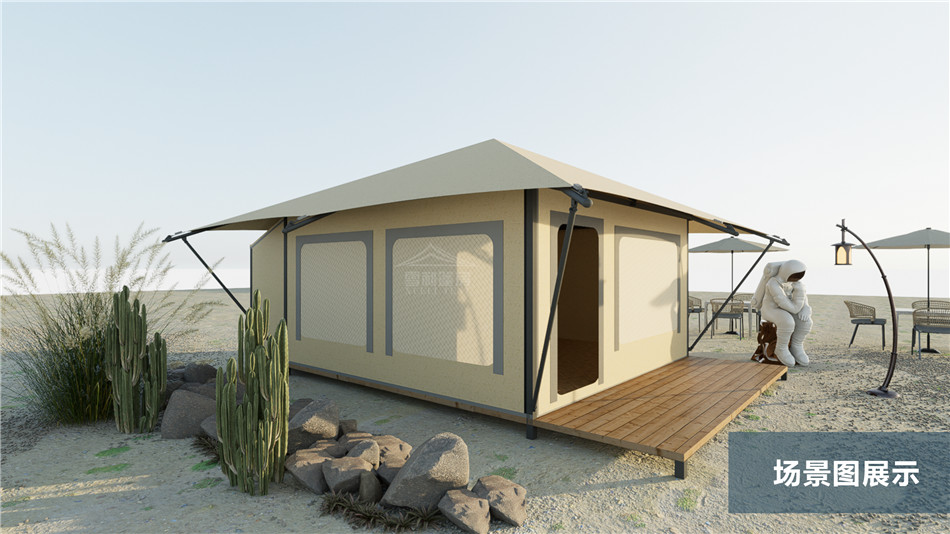 隐于林间的移动行宫｜海北野奢酒店帐篷重塑荒野栖居美学